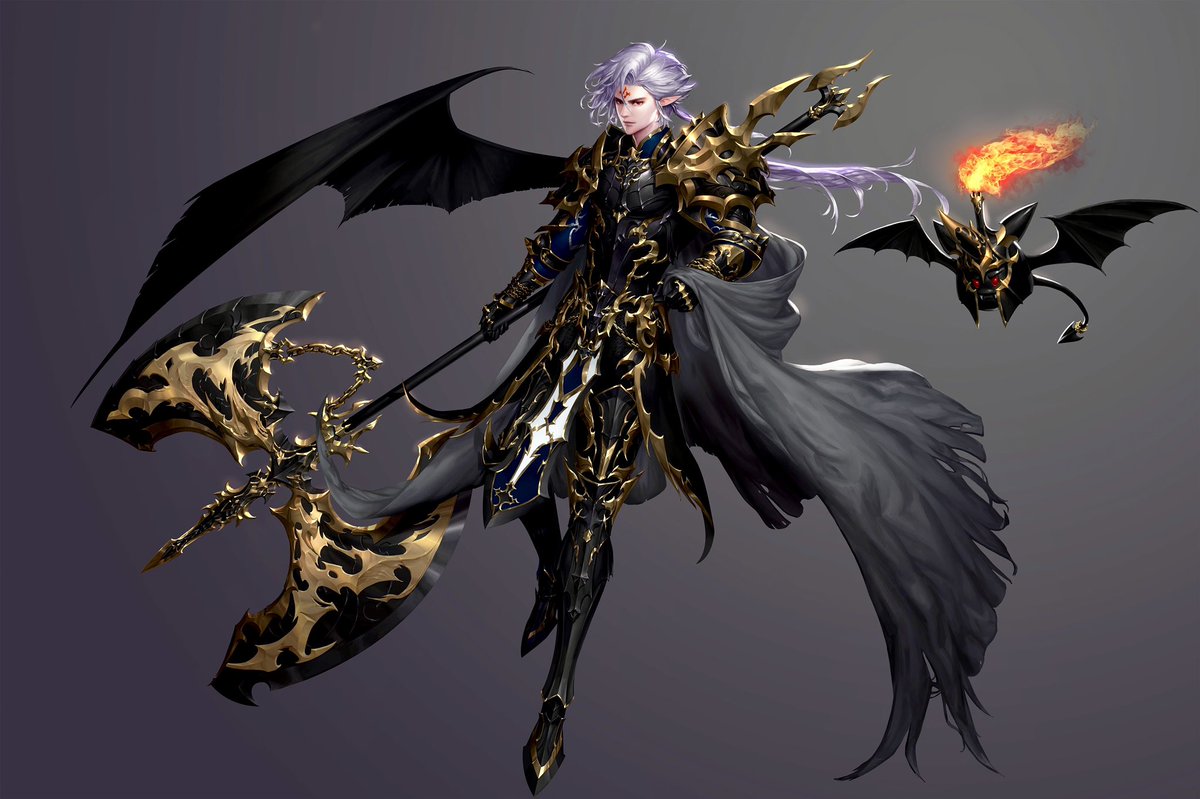 데몬나이트 컨셉으로 완성했어요~
부제는 전생했지만 데몬슬라임 옆에보니 애완기사 🤭✨✨