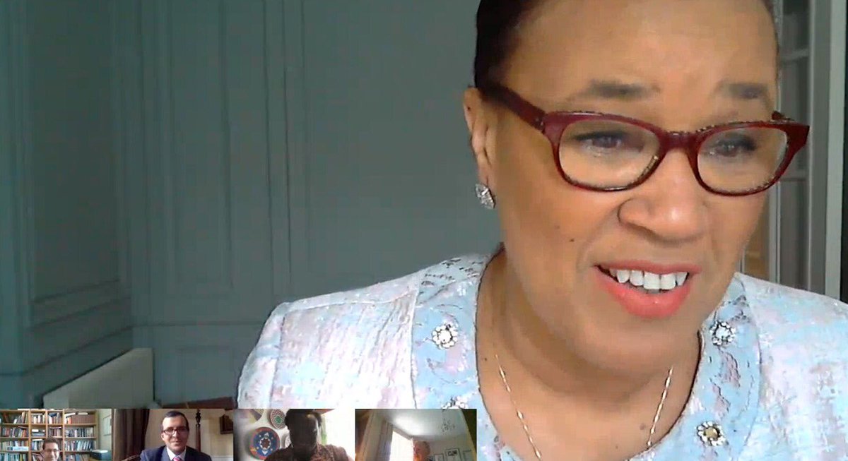 Patricia Scotland KC (@pscotlandcsg) on Twitter photo At <a href="/commonwealthsec/">The Commonwealth</a>, we are transforming the way we work.
#HowIFightCOVID19 is by having meetings with people from across the #Commonwealth about how we can continue to deliver our work during #COVID19.
I nominate <a href="/AyodejiOsowobi/">Oluwaseun Ayodeji Osowobi-Oluwabiyi</a> for the #HowIFightCovid19 challenge! At <a href="/commonwealthsec/">The Commonwealth</a>, we are transforming the way we work.
#HowIFightCOVID19 is by having meetings with people from across the #Commonwealth about how we can continue to deliver our work during #COVID19.
I nominate <a href="/AyodejiOsowobi/">Oluwaseun Ayodeji Osowobi-Oluwabiyi</a> for the #HowIFightCovid19 challenge!