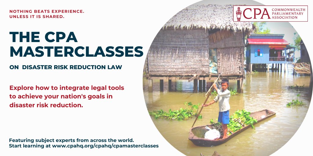 CPA_Secretariat's tweet photo. #CPAMasterclasses: Is your legislative framework disaster-proof? Does it give your Parliament the tools to deal with the unexpected? Watch CPA Masterclass on #DisasterRiskReduction Law with @ReadingLawPGT to find out more: https://t.co/WpMNfODVKt @UniRdg_News @UniRDG_Law #Covid19 https://t.co/onLSRsHGPE