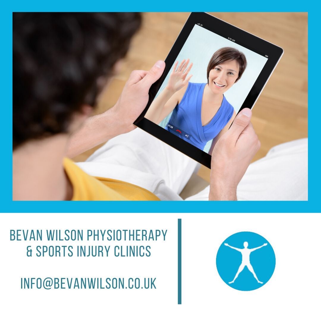 Our physios are here to help you - we are offering video consultations, to ensure we keep injuries at bay (and keeping A&amp;Es free to treat Covid19 patients) - get in touch if you'd like to book. info@bevanwilson.co.uk #bevanwilson #physiotherapy #surrey