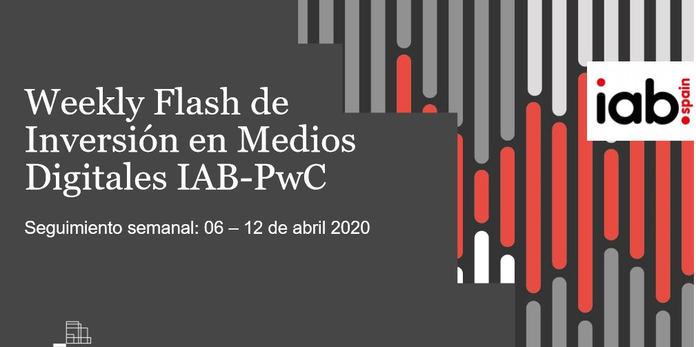 Descarga el flash semanal que lanzamos junto con <a href="/PwC_Spain/">PwC España</a> para conocer los resultados de la #inversión publicitaria total en medios digitales, el resultado de la inversión por sectores de actividad y de los formatos y modelos de compra. 
Accede 👉 iabspain.es/estudio/flash-…