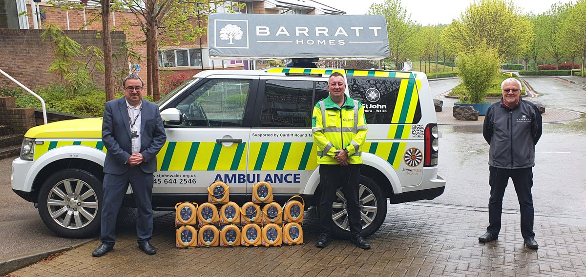 St John Ambulance Cymru (@sjacymru) on Twitter photo Thanks again to <a href="/BarrattHomes/">Barratt Homes</a> for their very kind donation of 14 defibrillators last week. We can confirm they've been received and will be vital in supporting our life saving work across our communities! 💛 Thanks again to <a href="/BarrattHomes/">Barratt Homes</a> for their very kind donation of 14 defibrillators last week. We can confirm they've been received and will be vital in supporting our life saving work across our communities! 💛