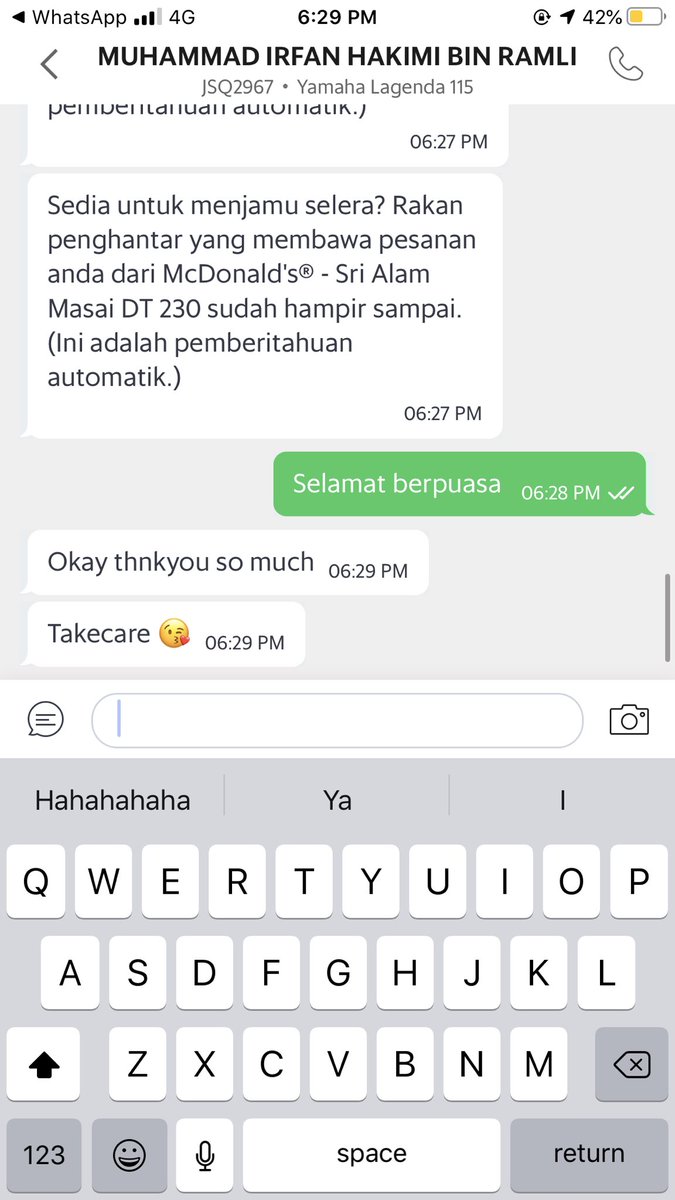 theeba01's tweet photo. May we rise by lifting others. So pleases that I’ve made someone smile :) SELAMAT BERPUASA 🥳 https://t.co/VfICDviE7J