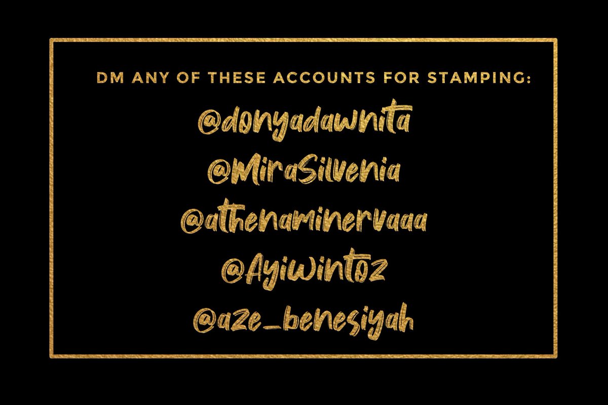 You can DM your bingo cards in any of these accounts:–  @donyadawnita–  @MiraSilvenia–  @athenaminervaaa–  @AyiWintoz –  @aze_benesiyahFollow this thread for updates about the KIBB Bingo.  #KIBBAlwaysAndFOURever