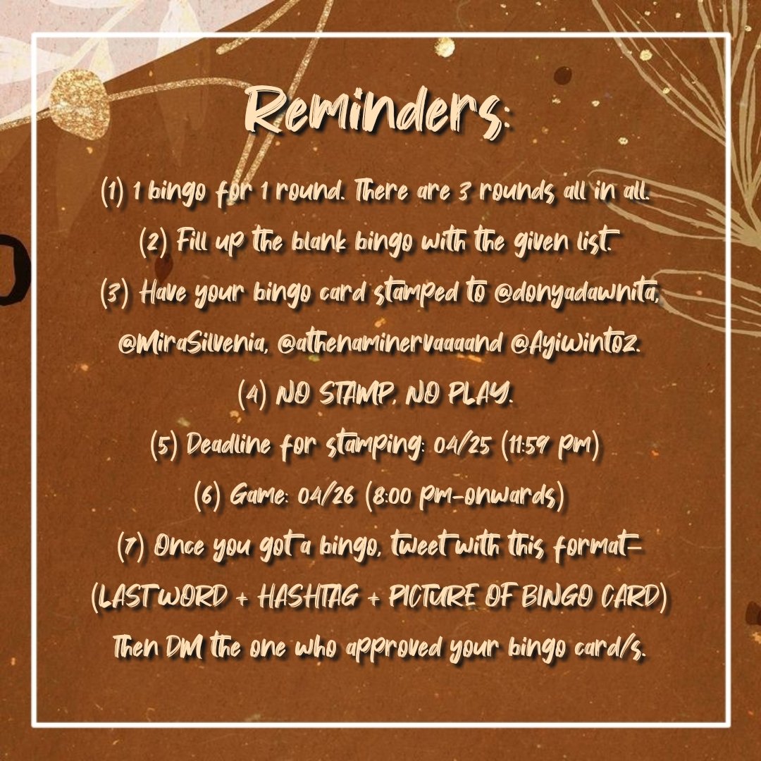 KIBB Bingo is one of the games that we created for the upcoming anniversary. Steps & reminders are written on the pictures below. Read the pictures for more infos. You can also ask us on DM if you have any queries.  #KIBBAlwaysAndFOURever