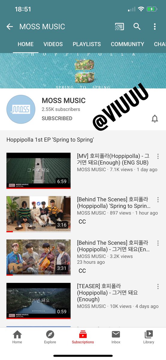 Pat7ent's tweet photo. ❤️🧡💚💙

#모스뮤직_유튜브_구독이벤트
#호피폴라 #Spring_to_Spring
@band_Hoppipolla https://t.co/nNGsZVcpzG