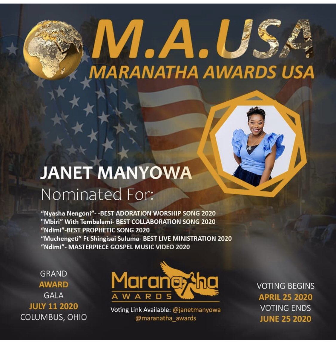 janetmanyowa's tweet photo. This is the Lord’s doing; it is marvelous in our eyes. #Grateful 🙏🏿🙏🏿🙏🏿
#MaranathaAwardsUSA #NDIMI https://t.co/FR0OEGTYuS