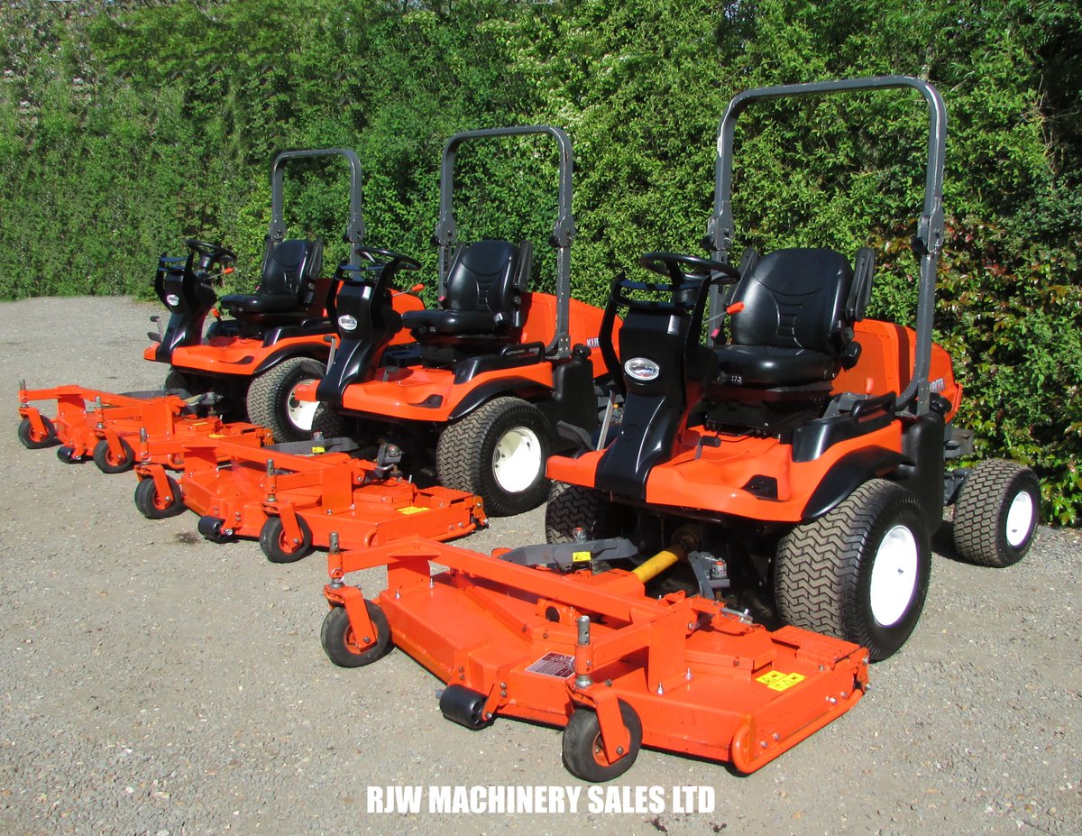 These 3 Kubota's being delivered to the council today.
 We have many more in stock and ready to go.
 Take a look at our website rjwmachinery.com
#kubota #rideonmower #cutthegrass