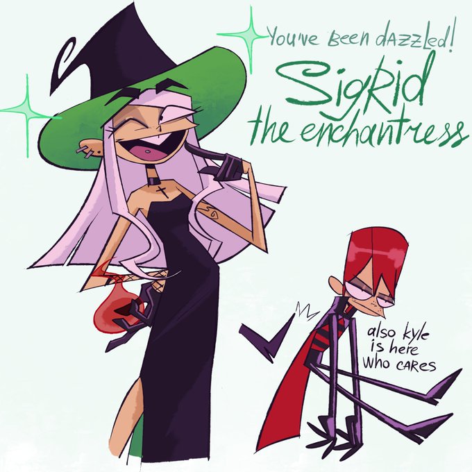 wacky sitcom about witch and wizard who are housemates, both trans and share childhood drama? 
