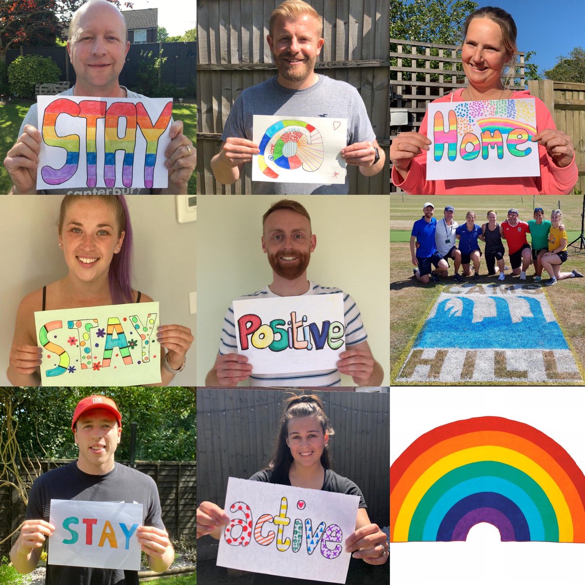 CamsHillPE's tweet photo. We miss you all and just in case you missed us.. here’s an important message from team PE #stayathome #staypositive #stayactive 🌈 https://t.co/SWIucgHbfH