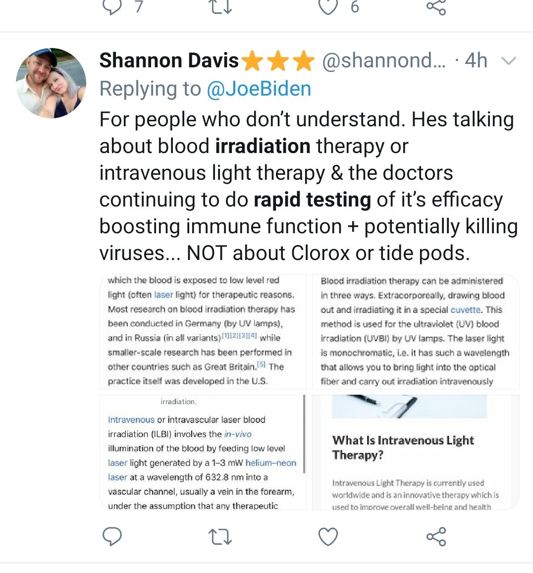 [Thread] 1/ Ahh the MAGA copy and paste crowd are trying to do damage limitation on Trump's disinfectant in lungs blunder. Look at all these near identical tweets. A hasty PR campaign, or sloppy Twitter usage? My hunch says the former...  #coronavirus  #Covid_19