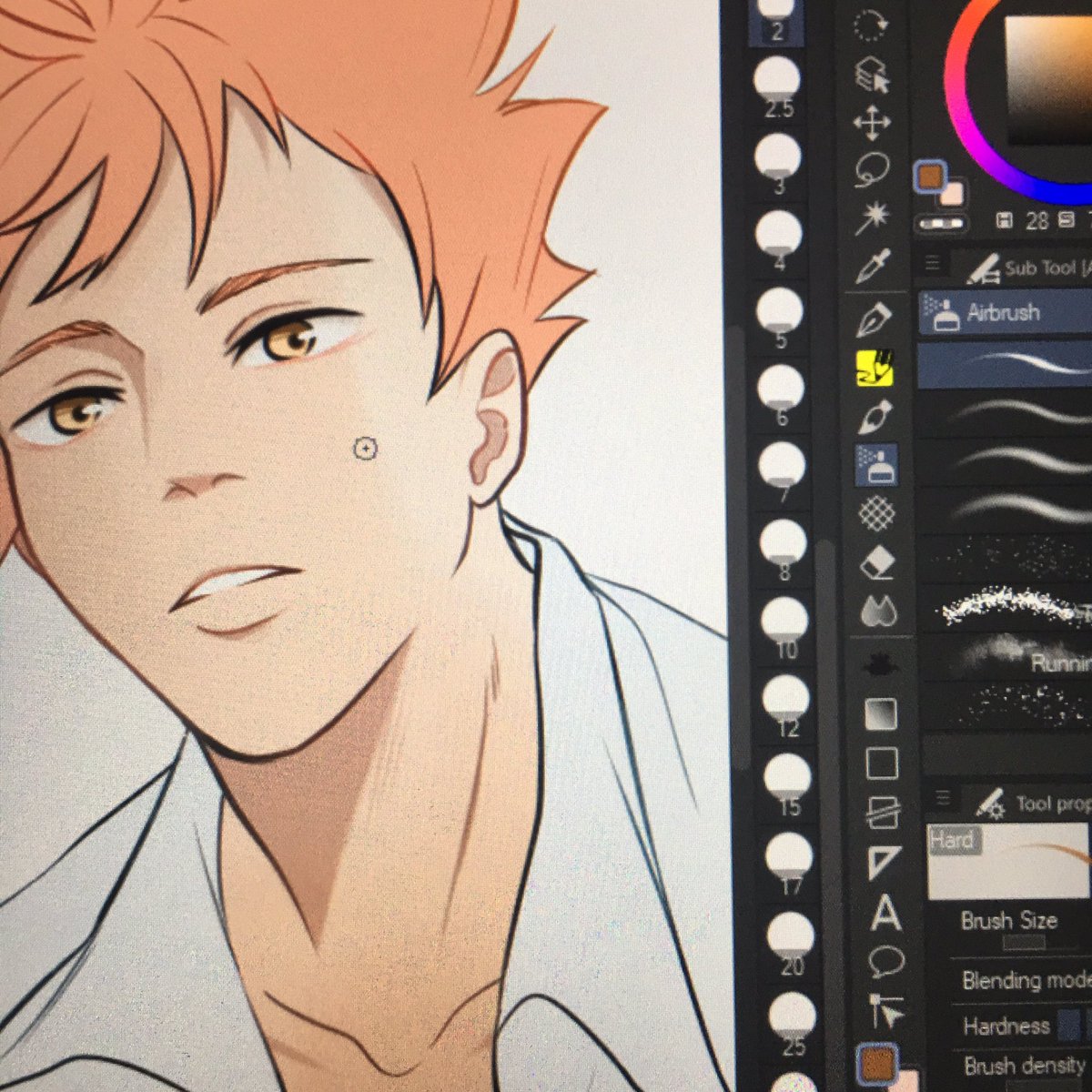 tryinh out a new way to color and i'm rlly proud of myself so far 