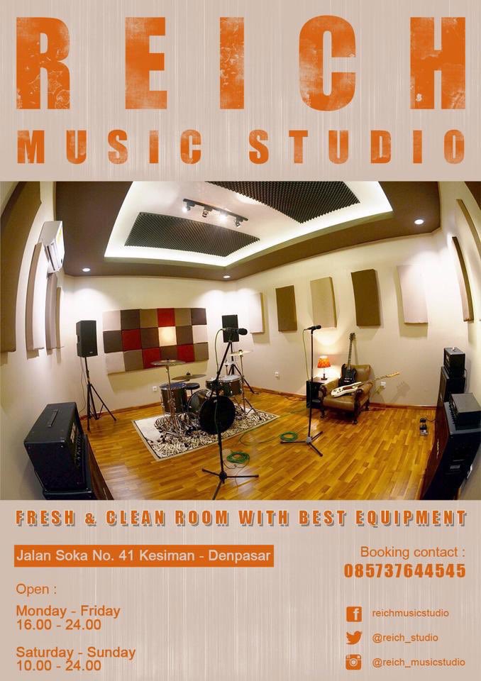 Kalian pasti bosen di rumah, yuk mampir ke <a href="/reich_studio/">Reich Music Studio</a>