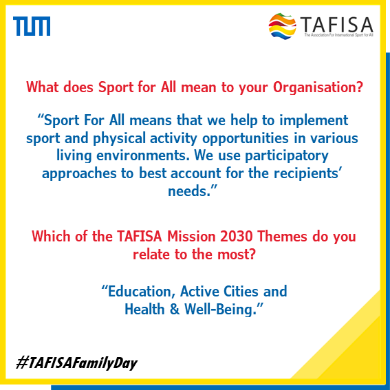 TafisaOffice's tweet photo. The Technical University of Munich conducts intervention research in health &amp; education to contribute to a sustainable society by shaping living environments &amp; applying competence-oriented approaches to enable people to lead a healthy, active &amp; sustainable lifestyle.
@TU_Muenchen https://t.co/8xkoN4wFot