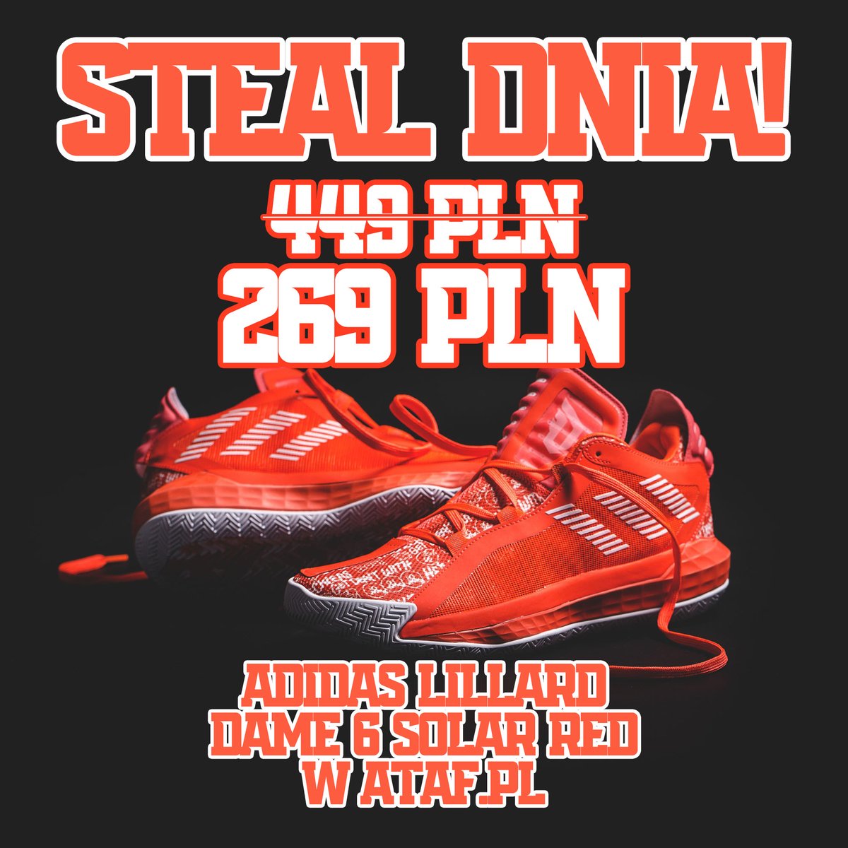 ATAF_PL's tweet photo. #StealAlert

adidas DAME 6 -40% | 269PLN /  62EUR

https://t.co/74DGzEzupN
https://t.co/74DGzEzupN
https://t.co/74DGzEzupN https://t.co/HmmUac41aI