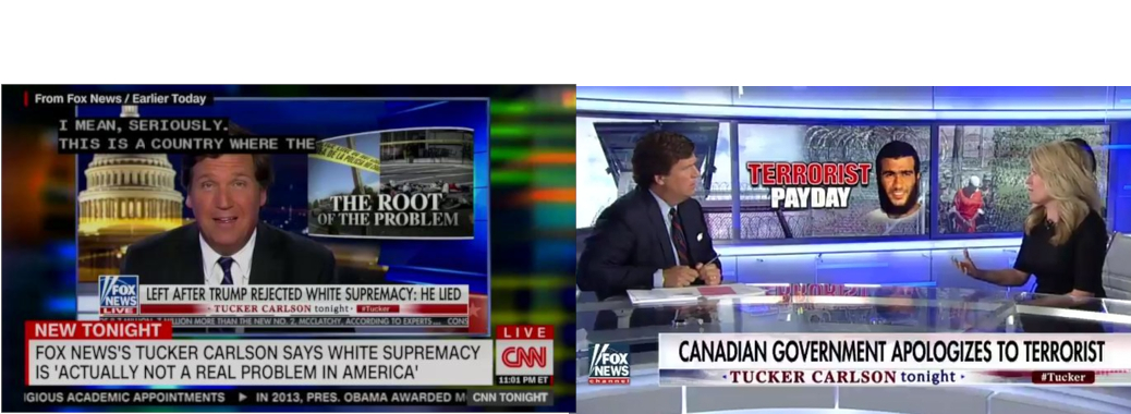 6 -  @michellerempel went on  @FoxNews with racist host  @TuckerCarlson to bash Canada.