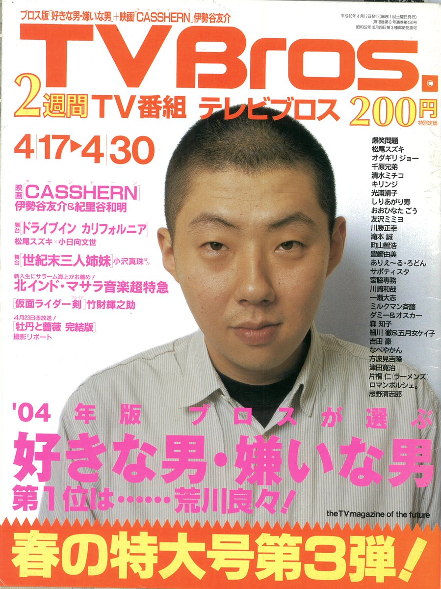 おぐらりゅうじ 私が担当したのは ブロス創刊時に編集顧問として黎明期を支えた泉麻人 いとうせいこう対談 浅草キッド お笑い男の星座 特別寄稿 と 思い出の企画3選 擦ったフルーツ さぁフライだ ブロスが選ぶ 好きな男 04 05年版 おぐらりゅうじ 私が担当したのは ブロス創刊時に編集顧問として黎明期を支えた泉麻人 いとうせいこう対談 浅草キッド お笑い男の星座 特別寄稿 と 思い出の企画3選 擦ったフルーツ さぁフライだ ブロスが選ぶ 好きな男 04 05年版