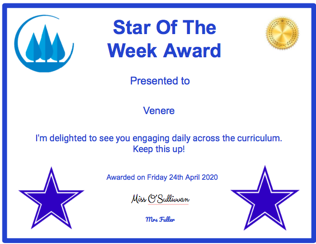 Galfrid_Edu's tweet photo. Congratulations to our stars of the week in @5Galfrid!
Well done! https://t.co/F2cZJCwWm2