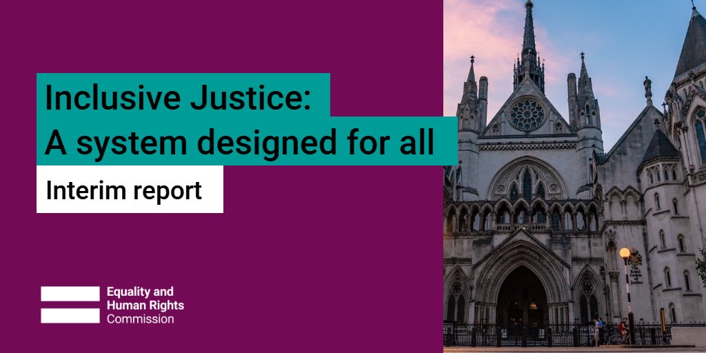 EHRC's tweet photo. Responding to the expansion of video and phone hearings during the COVID-19 crisis, this week we released interim findings from our inquiry, to help mitigate the risks posed to disabled people. Read the interim report ➡️ https://t.co/x7N8bbEard
#CJSInquiry https://t.co/wXzPwAfkZM