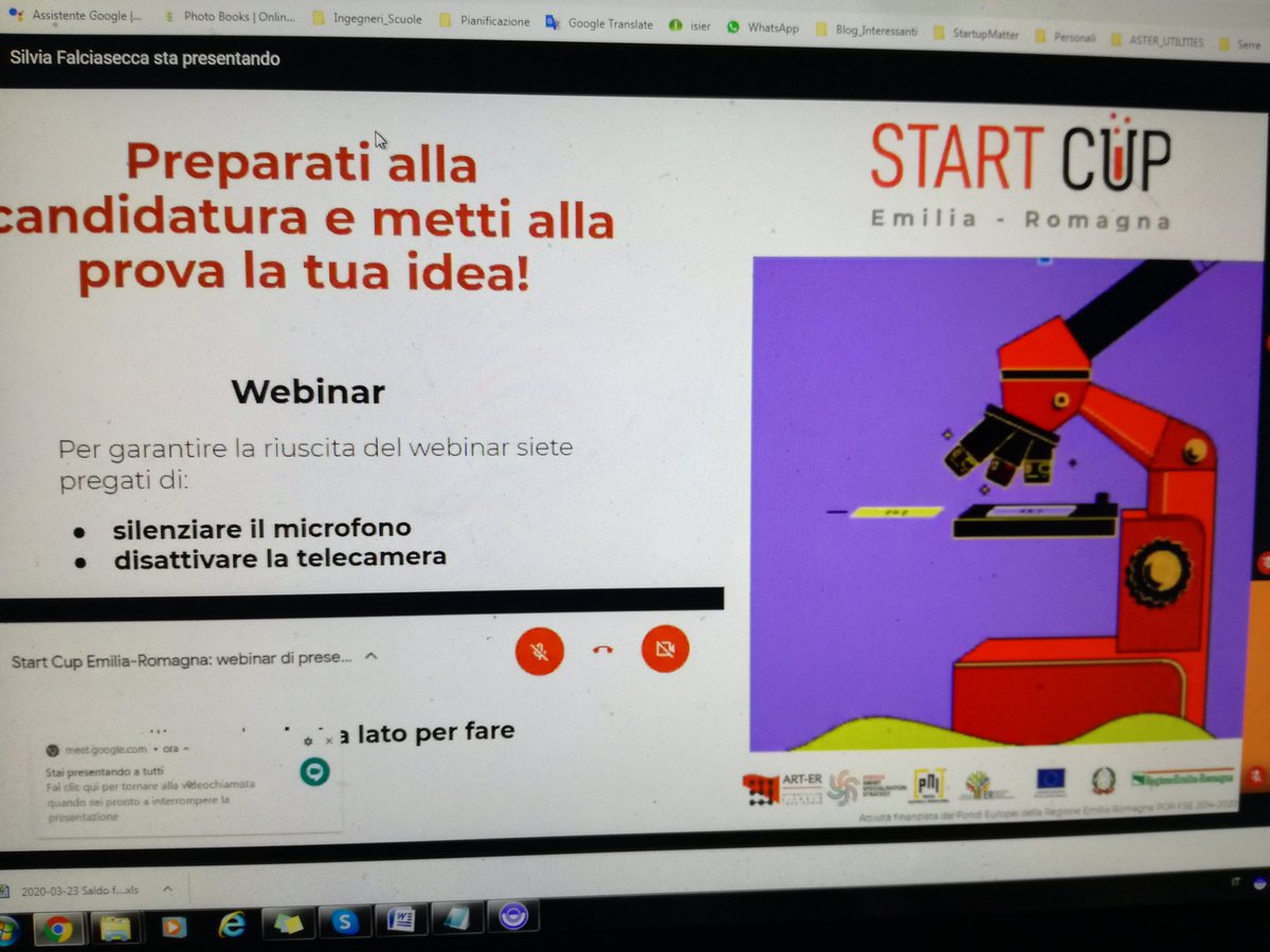 Iniziato con 115 partecipanti on line il webinar della #StartCup2020. Grandissima partecipazione del mondo della ricerca regionale <a href="/Arter_ER/">ART-ER</a> <a href="/Sfalcias/">SilviaF</a> <a href="/lucapiccinno13/">Luca Piccinno</a> <a href="/amarengh/">alain marenghi</a> !