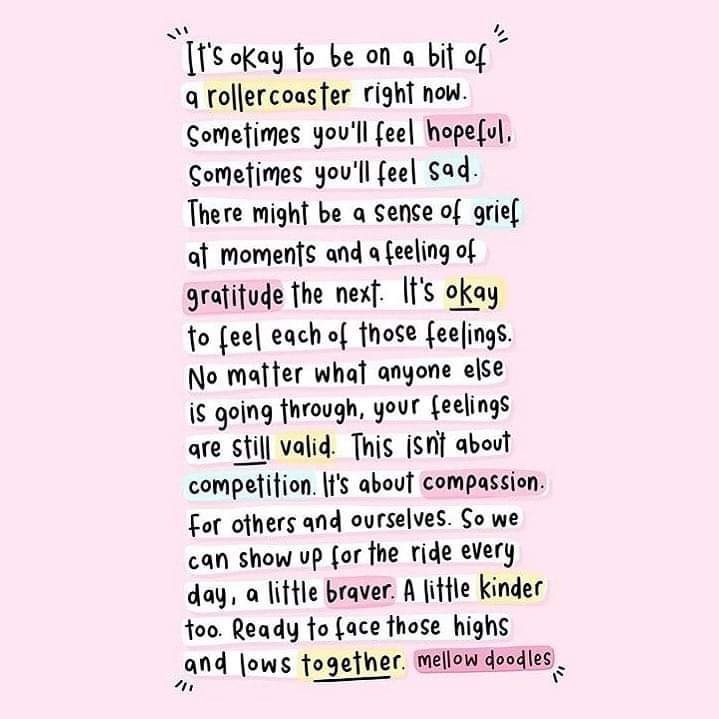 TJHS_SOCIALWORK's tweet photo. Hang in there....we are in this together. https://t.co/Vd0fWPE1Tn