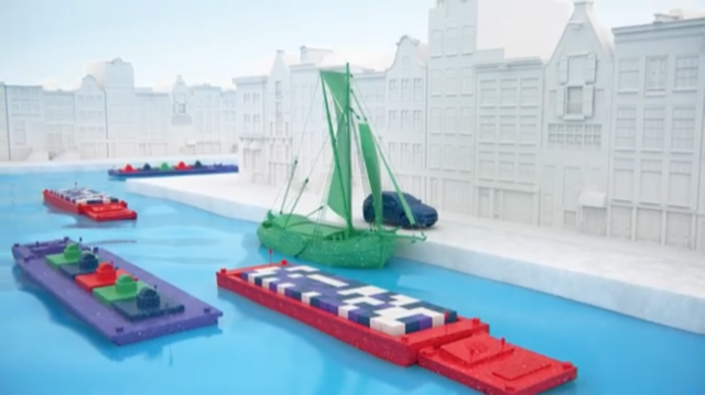 zuid_holland's tweet photo. Elektrische duwboot CityBarge wint #mobiliteitschallenge @DuMobIn. Trots op dit project dat door schoon vervoer over water in steden zorgt voor minder verkeersdruk, meer veiligheid en minder vervuiling #innovatiefzuidholland #gvow Bekijk hoe het werkt: https://t.co/8xiRcGxZbP https://t.co/yG5nZ5N7tt