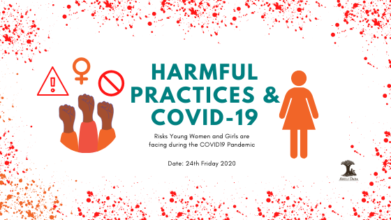 Happy Friday! We hope your day is going great. Following up on last week's  #thread on Combating GBV during  #COVID19. This week as part of  #SexualAssaultAwarenessmonth our  #thread touches on the rise of other  #harmfulpractices against women during  #COVID19 due to the lockdown.