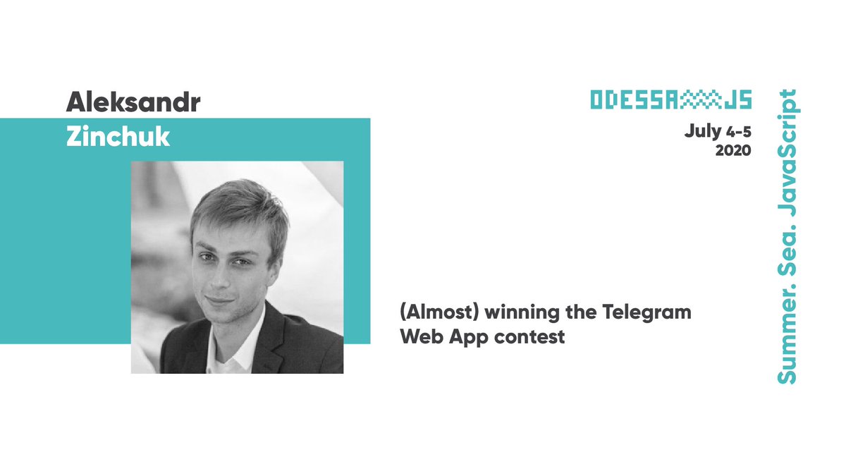 OdesaJS's tweet photo. Alexander Zinckuk @ajaxy_ru  Executive Engineer @AnywayLabs managed to take part in the largest #JavaScript contest and re-invent #React. Learn how at #OdessaJS2020 💻🤓🤗

#telegramwebapp #lineup #development #IT #JavaScript #contest #solutions #tech #approach #conference #JS https://t.co/rdu27kjzCz