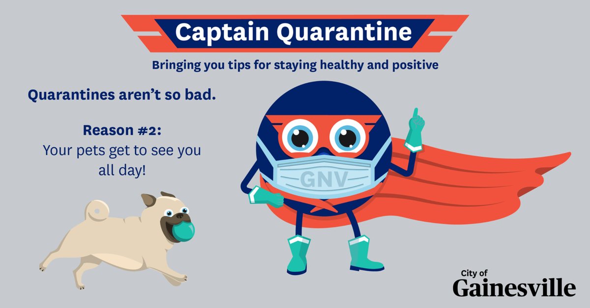 DownCw's tweet photo. So how stupid is the city you live in or near? Bet mine has you beat!! This is actually a post from their Facebook page. SMH. "Captain Quarantine"? Really?? "Quarantines aren't so bad."? #Gainesville @foxandfriends @greggutfeld @dbongino Lord help us. https://t.co/e0bZLQ9att
