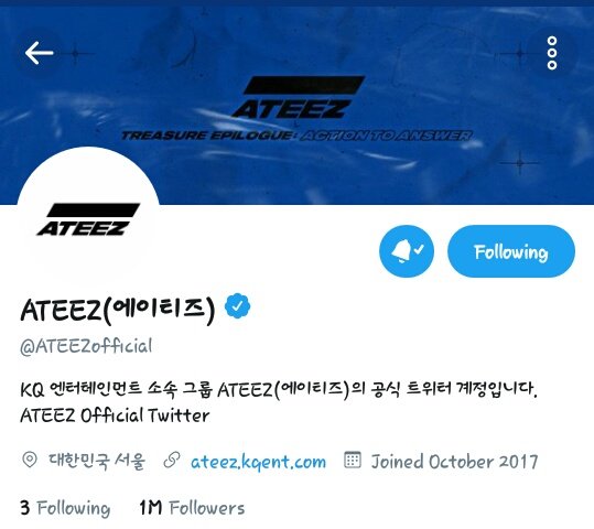 ATEEZ had less than 800 followers on twitter when they posted their first performance video. They barely got fans from mixnine. Now they finally got 1M of followers after 2.6 years since they created their twitter account