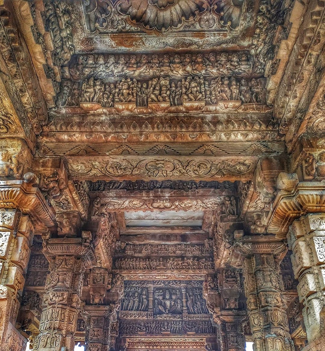 Unbelievable Imagination and Craftsmanship of our Immortal culturalSadly t temple no longer remains but t grandeur of Mukh Mandap is proof enough to imagine how amazing t entire complex might have been at its glorious daysZoom it Friends,see t Intricate, exquisite art work
