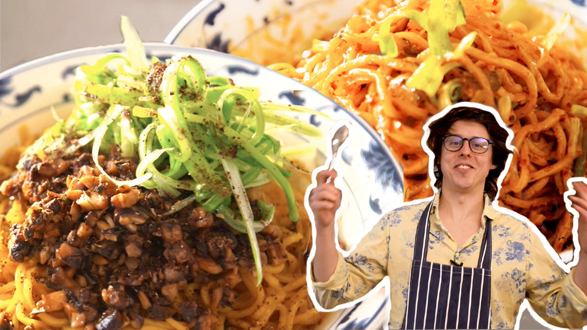 SamsGoodStuff's tweet photo. Episode 2: vegetarian dan dan mian! Made with soy shitake topping, and definitely the better for it https://t.co/S5U7CcO1vQ https://t.co/vQqvWJc6N1