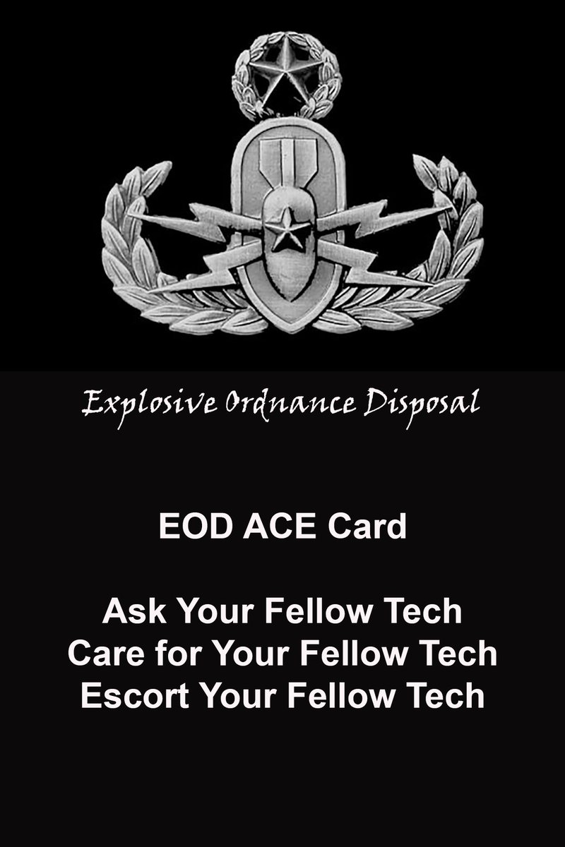 21/ USAF & EOD ACE Cards: