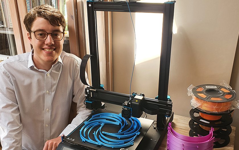 Elliott Gunard, a CAD Engineer at Wolf Safety, is 3D printing at home vital PPE components for carers and medical staff helping in the battle against #COVID19UK

Read more about his good work at bit.ly/3azXKrm
