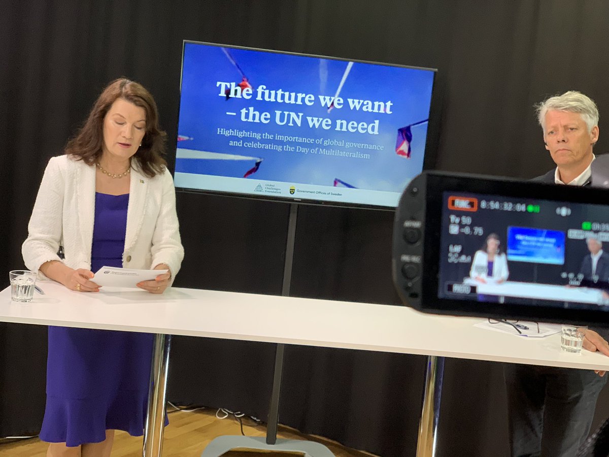 Webinar on the future for multilateralism and the UN. Together with Luxemburg foreign minister Jean Asselborn and <a href="/ChallengesFnd/">Global Challenges Foundation</a> director <a href="/OrbackJens/">jens orback</a>.