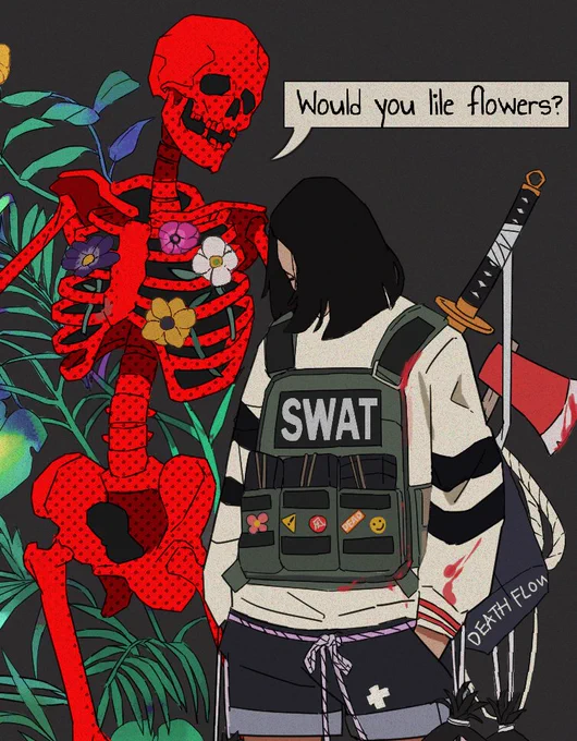 花はいかが???
Would you like flowers ??? 