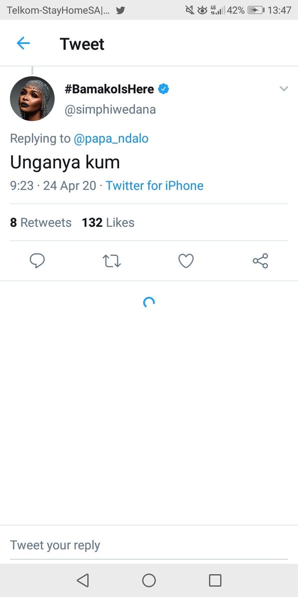 D_M_X_100's tweet photo. So this is the same woman who wants us to support her album? Midlife crisis is dealing nalo gogo straight.
Infact we must Fakaza this album to teach you a lesson wena. We will not support that shit when you have such a shitty attitude
#SimphiwedanaMustFall https://t.co/hj51k3zaaI