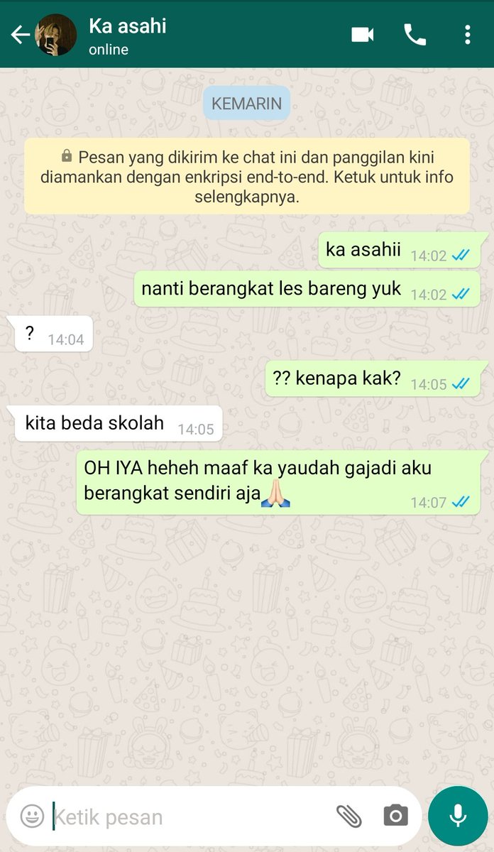 kak asahi as kakel yang gbs km sntuh.