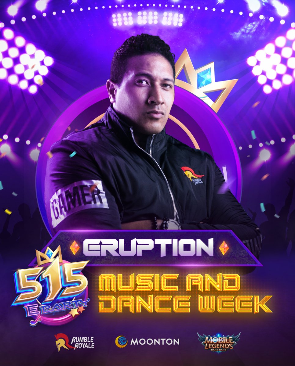 RumbleRoyalePH's tweet photo. HANDA NA BA KAYO SA NAPAKATINDING COVER?! β οΈ
Abangan si #Eruption na gumawa ng #PartyLegends Theme Song Dance Cover! π₯
Bukas na yan, APR 25, SAT, 1PM! β¨
Kita kits! πͺ
Stay healthy, let's eparty, #REIGNSUPREME! π
#515eparty #515Dance #515Song https://t.co/lrk7inh7BR
