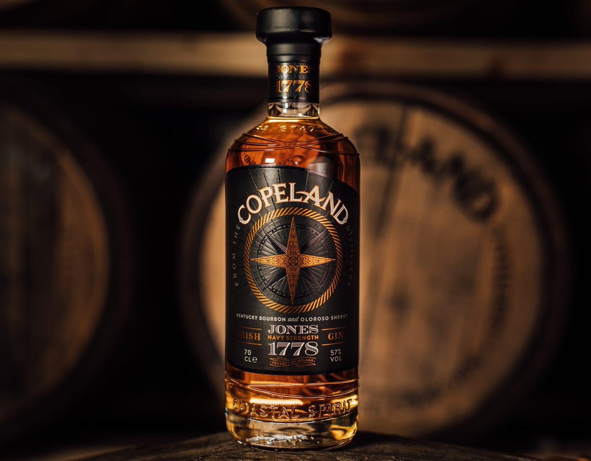 Anyone for our new “Jones 1778” Navy Strength #gin? Aged in Kentucky Bourbon casks for 120 days and finished in Oloroso sherry casks for 20 days and bottles at 57% abv. Available now at …pelanddistillerycompanyniltd.selz.com/item/jones-177…

#cutbytheocean #inspiredbyhistory