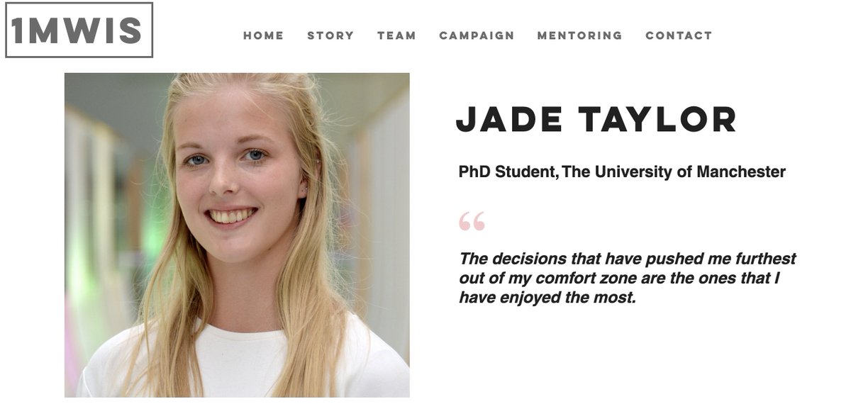 THREAD 46/51 Oh hey Jade Taylor - a PhD student - who's looking into the effects of high blood pressure in the brain. Her work helps us to understand diseases & enable effective therapies to be made. What a role model! Ft & thx  @Jadeltaylor19  http://www.1mwis.com/profiles/jade-taylor