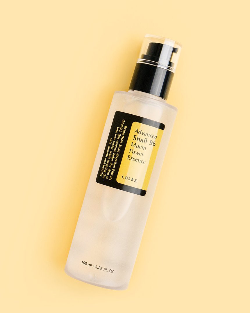 I baru added this to my skin care recently, essence. I ada baca reviews orang cakap bagus snail mucin essence from Cosrx ni. Function dia boleh ultimate hydration and a visible reduction of acne scarring. Function lain you Boleh refer sini  https://sokoglam.com/blogs/news/116068421-the-review-cosrx-snail-96-mucin-power-essence