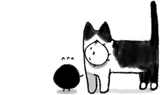 生きるのがつらいちゃん ネコチャンだよ 