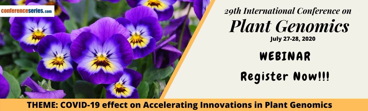 Digitalization of agriculture to empower farmers and ensure sustainability
Few slots available!!!
#Genomics #Epigenetics #Horticulture #Agricultural 
#Sequencing #MolecularBreeding #Proteomics
#Nanotechnology #Phytology