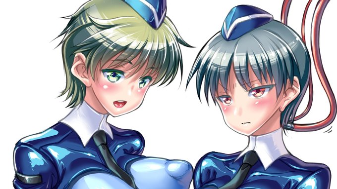 ここまで描いていてなんですが、ショートカットの子同士かぶっちゃったけどもまあいいか 