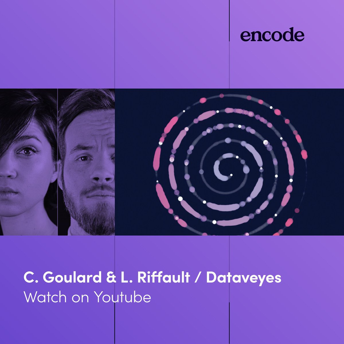 encode_info's tweet image. We&apos;ve got a 🆕 amazing video for you from Encode2019: Caroline Goulard &amp;amp; Ludovic Riffault @dataveyes | Caroline and Ludovic talk about Human Data Interactions for Sensitive Cities. If you missed their talk at Encode in September 2019, now you can watch it on our website.