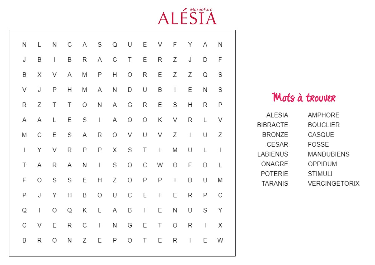 #Confinement #Weekend
☀️ Le week-end approche, et si vous voulez vous occuper, vous pouvez toujours tenter cette grille de mots cachés 📝