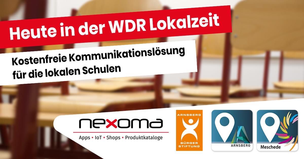 ❎Neues App-Netzwerk für Schulen❎

Die Stadt Arnsberg stellt heute um 19:30 Uhr in der <a href="/WDR/">WDR</a>-Lokalzeit das von ne❌oma entwickelte Produkt "App-Netzwerk" vor.

Was das ist? Auflösung heute Abend ‼️

<a href="/ArnsbergAktuell/">Stadt Arnsberg</a> <a href="/BildungslandNRW/">Bildungsland.NRW</a> #arnsberg #SchuleVonZuHause #nexoma #Covid_19