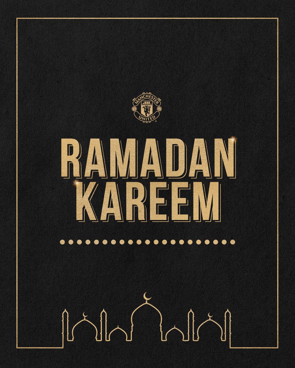 ManUtdUSA's tweet photo. A blessed #RamadanKareem to all @ManUtd supporters. 

May the holy month bring you good health and peace. #MUFC https://t.co/LxjFeGSsPH