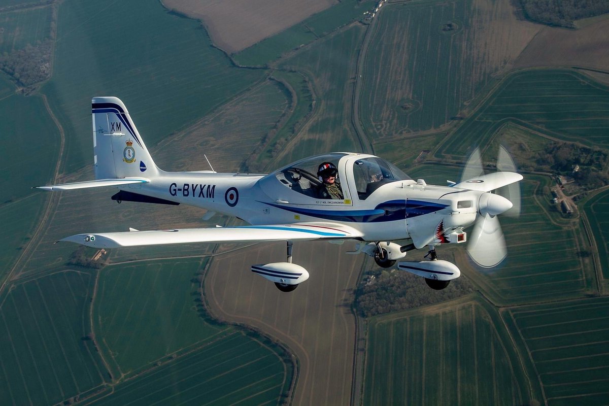 RAF_Wittering's tweet photo. Limited #6FTS flying will restart @RAF_Wittering on 27 Apr 20. For safe flying proficiency, our qualified pilots are required to fly (absolute minimum)every 45 days. These solo sorties will ensure individuals maintain specialised competencies, qualifications and skills. https://t.co/IWEo1wG4ax